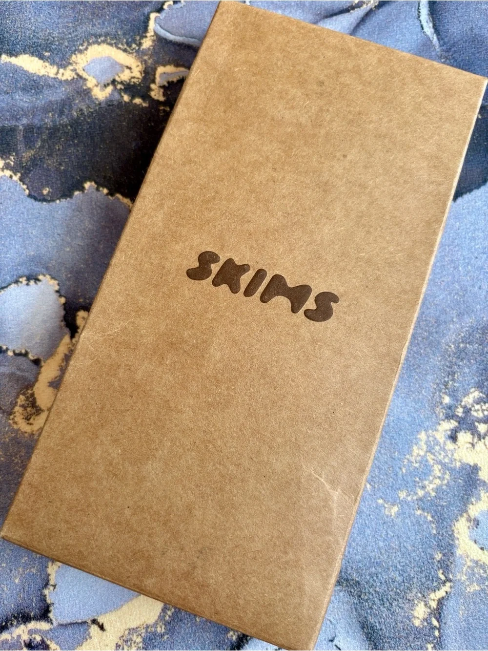 Brand New SKIMS Everyday Crew Sock Mid Calf Clay Neutral Knit Logo Stretch Fit